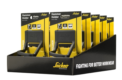 [SNI-97360400000] Snickers 9736 Hammer Holder - Display Box 10 Pcs