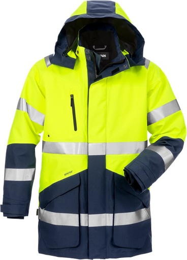 Fristads High Vis Gore-Tex 3-In-1 Winterparka Klasse 3 4989 Gxb