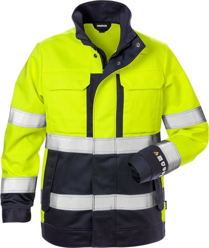 Fristads Flame High Vis Jack Dames Klasse 3 4590 Flam