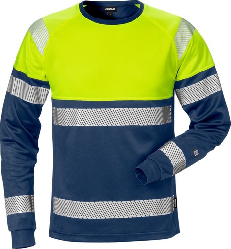 Fristads High Vis T-Shirt Met Lange Mouwen Klasse 1 7519 Thv
