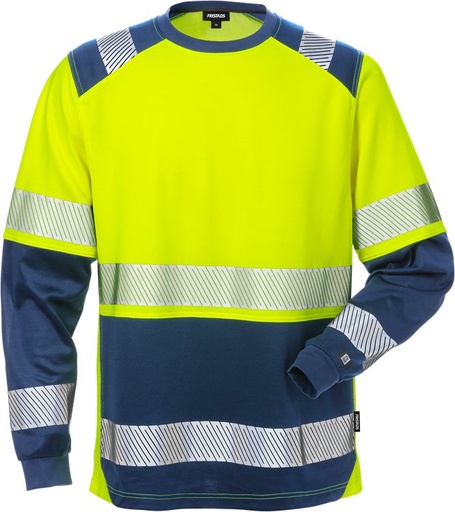 Fristads High Vis T-Shirt Lange Mouwen Klasse 2 7457 Thv