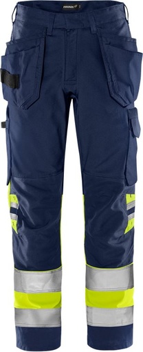 Fristads High Vis Green Werkbroek Klasse 1 2640 Gplu