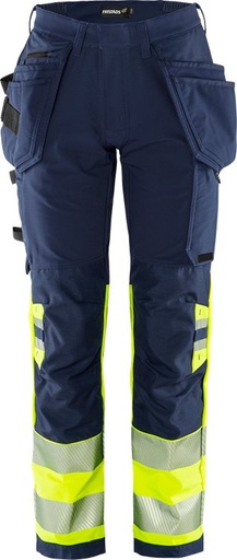 Fristads High Vis Green Werkbroek Dames Stretch Klasse 1 2663 Gstp