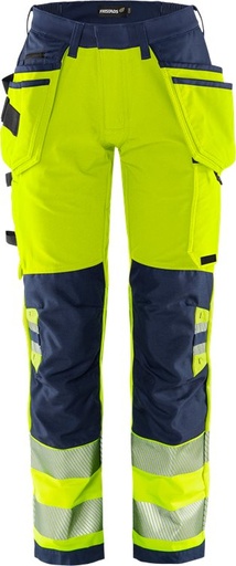 Fristads High Vis Green Werkbroek Dames Stretch Klasse 2 2664 Gstp
