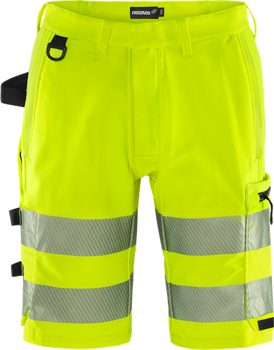 Fristads High Vis Green Stretch Korte Broek Klasse 2 2648 Gstp