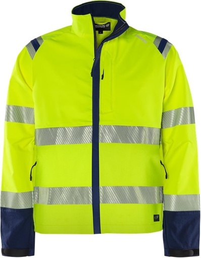 Fristads High Vis Green Stretch Jack Klasse 3 4647 Gstp