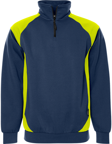 Fristads Sweater Met Korte Rits 7048 Gsm