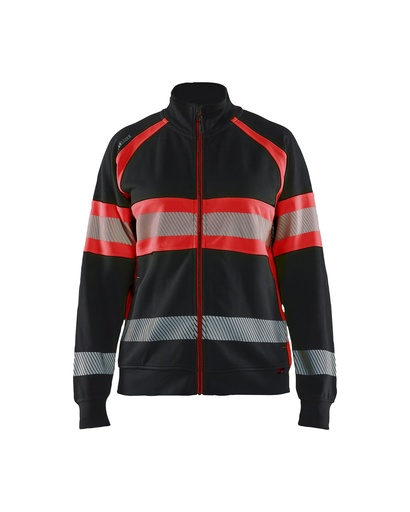 Blaklader 3505 Dames Sweatshirt Met Rits High Vis