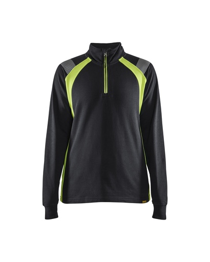 Blaklader 3403 Dames Sweatshirt Halve Rits Visible