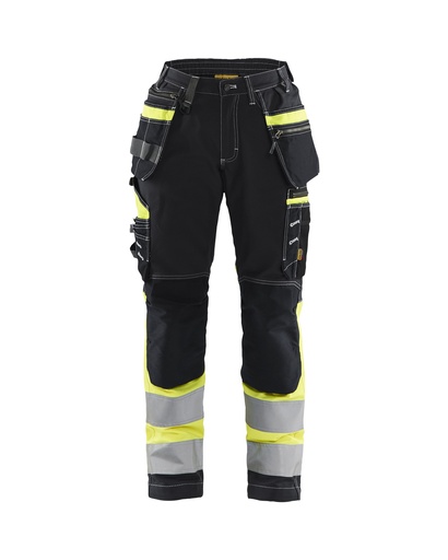 Blaklader 7196 Dames High Vis Werkbroek Met Stretch