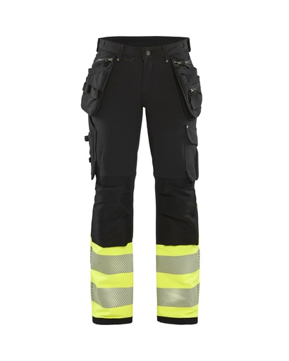 Blaklader 7193 Dames High Vis Werkbroek 4-Weg Stretch