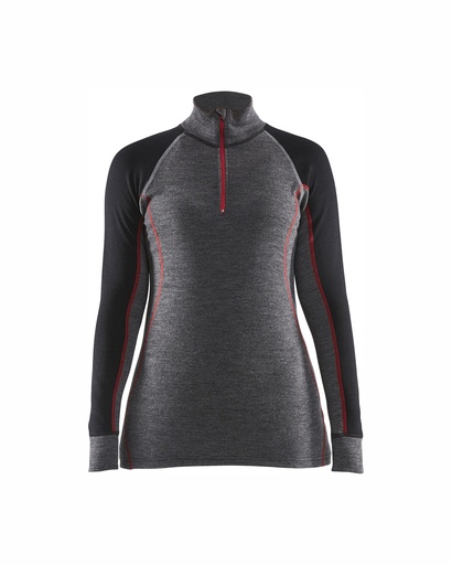 Blaklader 7299 Dames Onderhemd Zip-Neck 100% Merino Xwarm