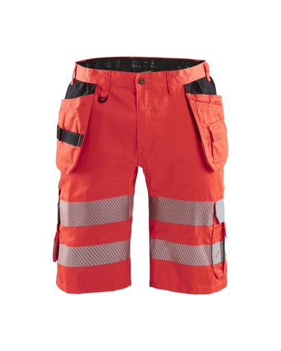 Blaklader 1586 High Vis Short Met Stretch En Gereedschapszakken