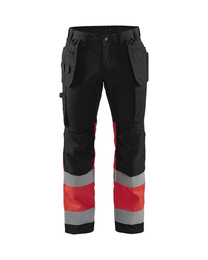 Blaklader 1558 High Vis Werkbroek Met Stretch En Gereedschapzakken