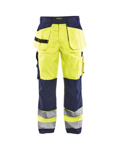 Blaklader 1533 High Vis Werkbroek Met Gereedschapszakken