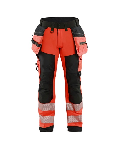 Blaklader 1820 High Vis Werkbroek Softshell Met Gereedschapszakken