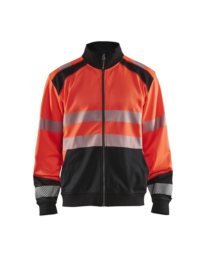Blaklader 3558 Sweatshirt Met Rits High Vis