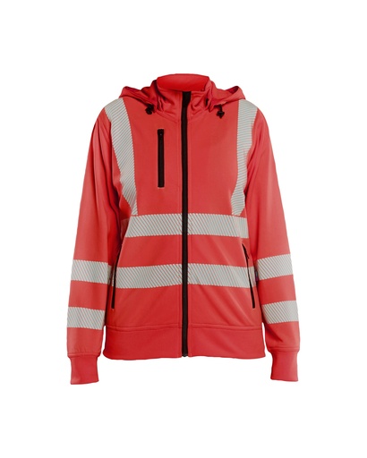 Blaklader 3574 Dames High Vis Sweatshirt Met Afneembare Capuchon