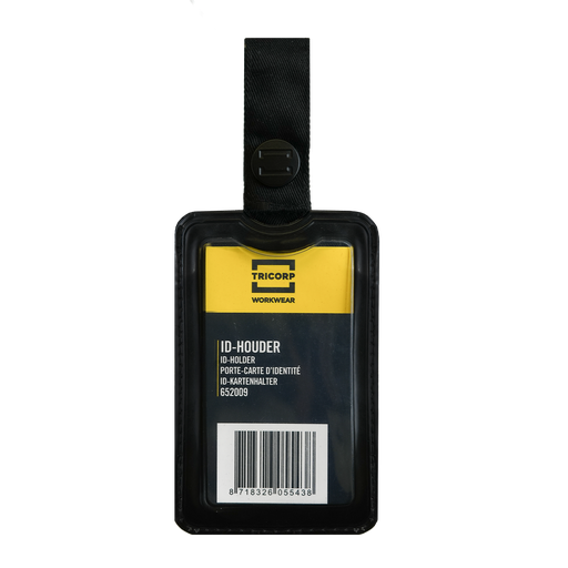 [TRI-652009BlackOneSize] Tricorp 652009 Id-Houder