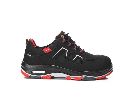 Elten Alan Xxtp Black-Red Low Esd S3S Werkschoenen