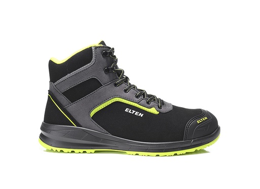 Elten Loan Xxsports Pro Black-Lime Mid Esd S3 Werkschoenen