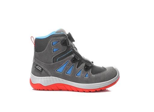 Elten Maddox Kids Boa® Grey-Red Mid Werkschoenen