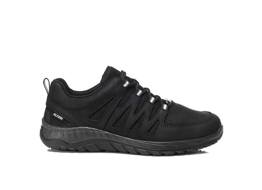 Elten Maddox Black Leather Low Esd O2 Werkschoenen