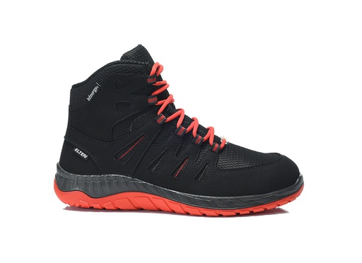 Elten Maddox Black-Red Mid Esd S3S Werkschoenen