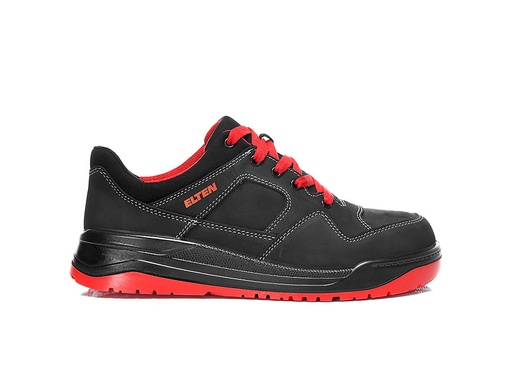 Elten Maverick Black-Red Low Esd S3S Werkschoenen