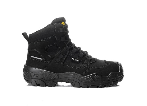Elten Mike Black Mid Esd S3S Werkschoenen