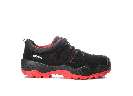 Elten Quentin Black-Red Low Esd S3S Werkschoenen