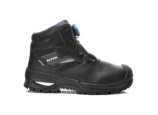 Elten Stefano Xxsg Boa® Gtx Black-Blue Mid Esd S3 Ci Werkschoenen