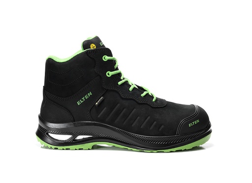 Elten Stewart Xxg Pro Gtx Black-Green Mid Esd S3 Hi Ci Werkschoenen