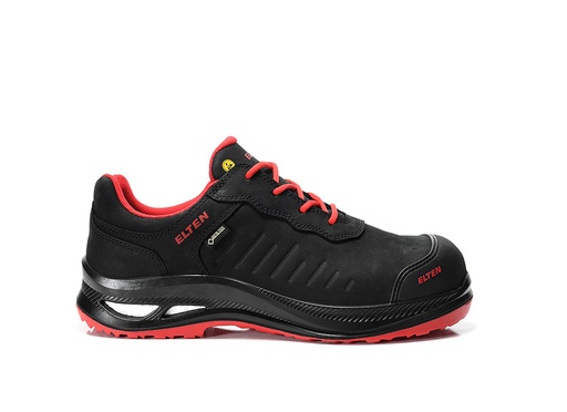 Elten Stewart Xxg Pro Gtx Black-Red Low Esd S3 Hi Ci Werkschoenen