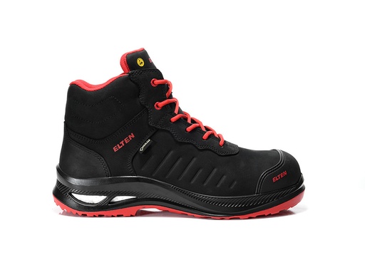 Elten Stewart Xxg Pro Gtx Black-Red Mid Esd S3 Hi Ci Werkschoenen